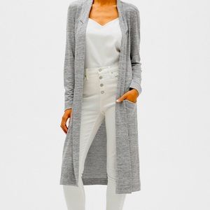 Banana Republic Gray Duster cardigan